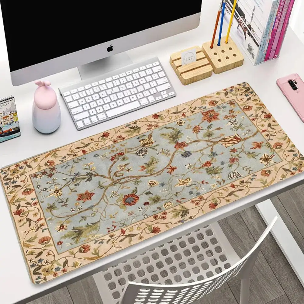 Retro Persian style mousepad is made of rubber which is washable It is a high-quality PC game accessory