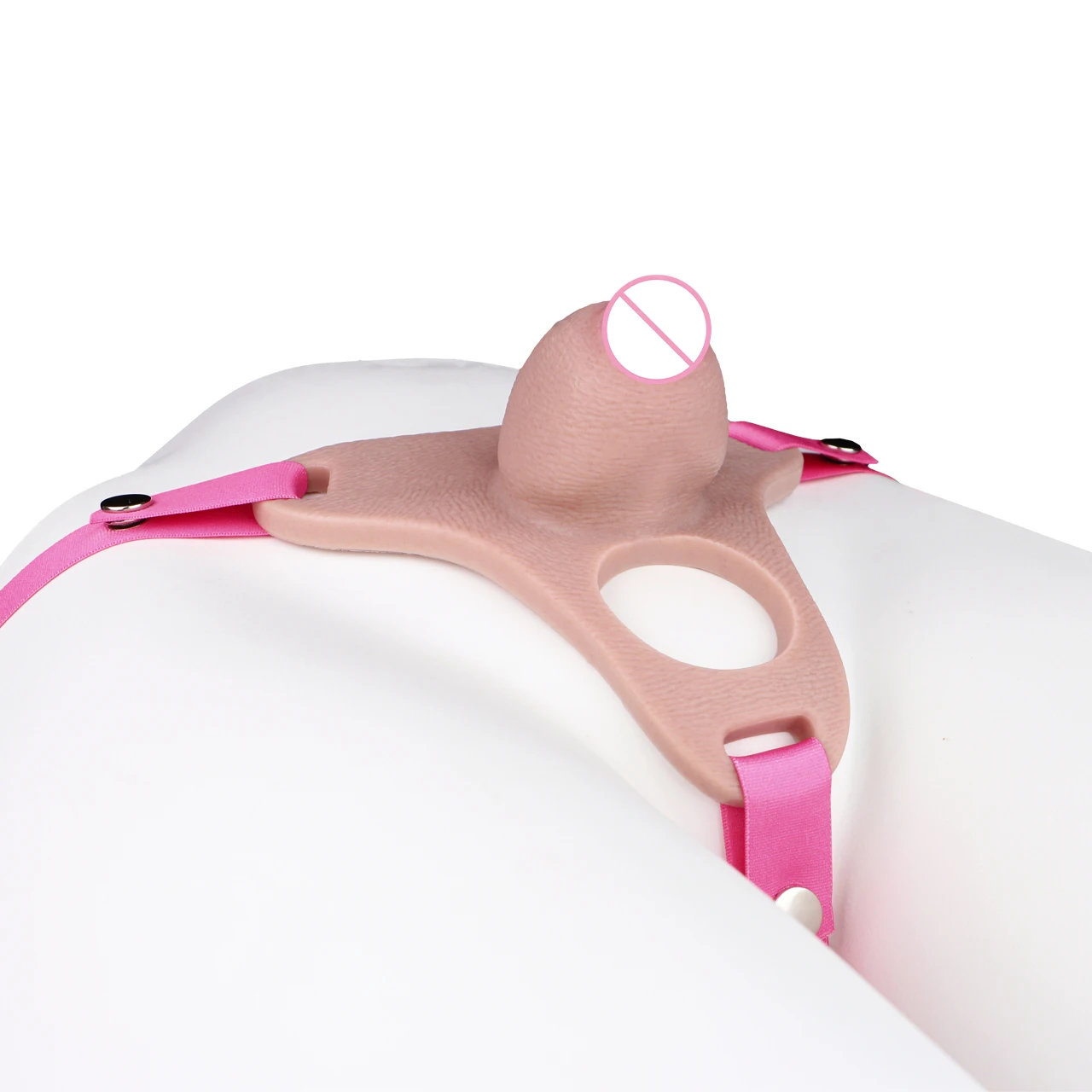 ANOSX سيليكون العفة قفص حزام على القضيب كم واقعية دسار بانت قابل للقفل العفة حزام الذكور قفص القضيب الجنس لعب للرجال #5