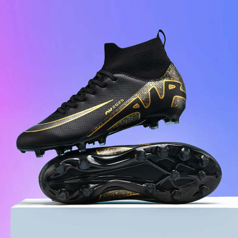 man Football Field Boots Ergonomic Design Soccer Cleats Shoes Comfortable Fit Futsal Sneakers Durable Wholesale Chuteira Society