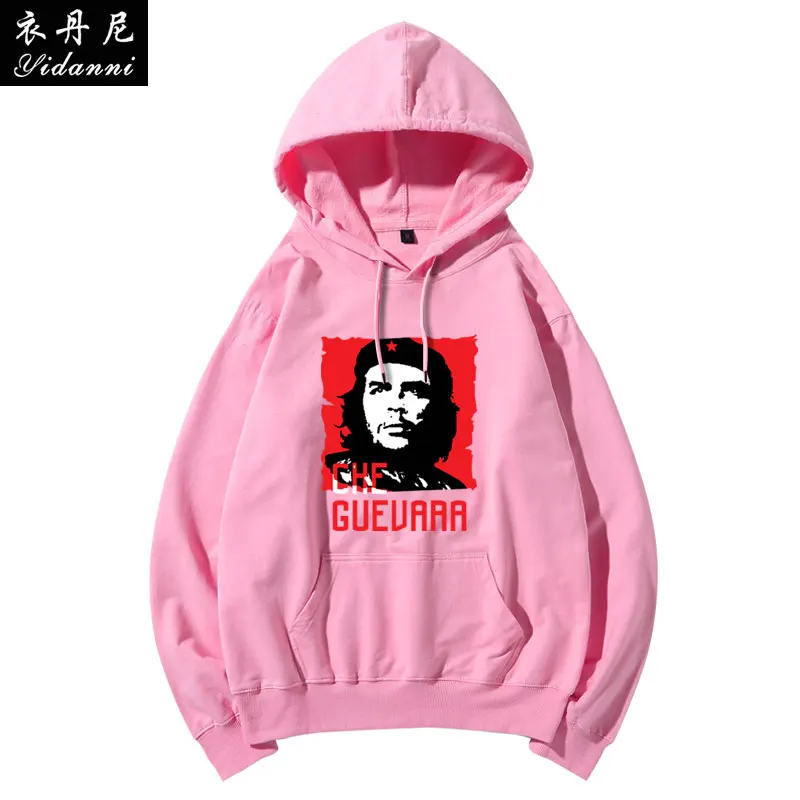 Customization Cuban Red Revolutionary Hero Che Guevara Hooded Sweatshirt Printed Men's And Women's Casual Pullover Long-sleeved