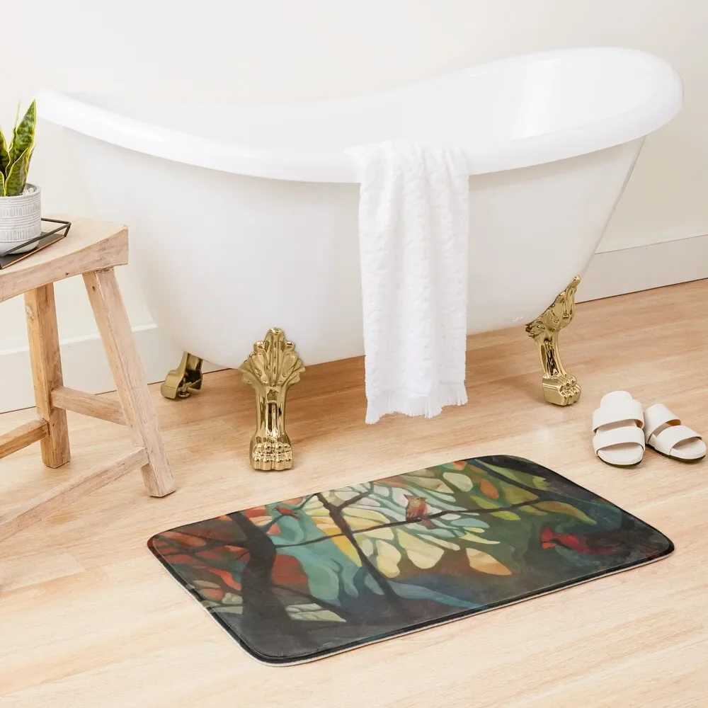 

Cardinal Morning Bath Mat Household Items Rooms Bathroom Floor Bathtub Anti Slip Mat