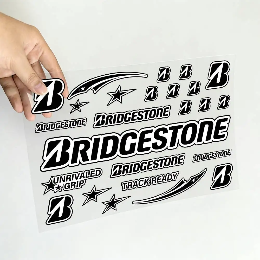 FOR BRIEDESTONE Universal Waterproof Reflective Decorative Decals Scratch Hide For Car Motorcycle Helmet Fridge - view 4