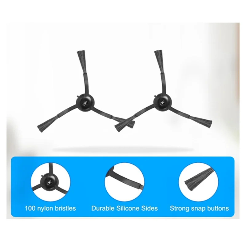A92P روبوت فراغ الملحقات عدة ل Roborock Qrevo ماستر/سليم استبدال أجزاء فرشاة جانبية فلتر HEPA ممسحة وسادة كيس لجميع الغبار #6
