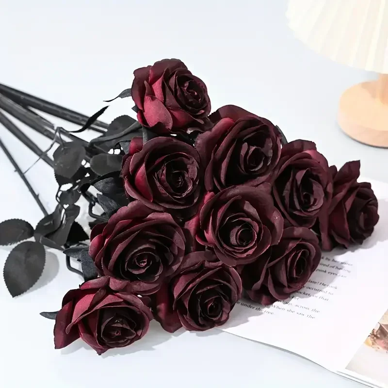 10Pcs Ine Red Long …