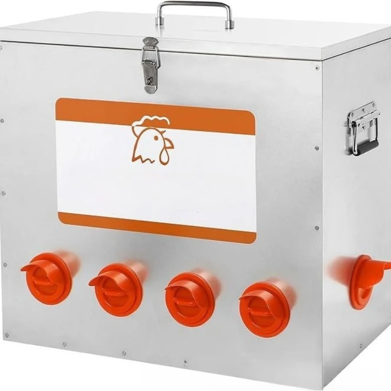 

10-Hole chicken trough feeder, feeding trough, rodent proof