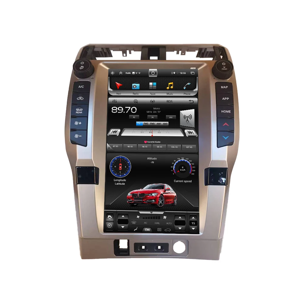 

13.6" Screen CarPlay AutoRadio For Toyota 4Runner 2009-2019 Android Car radio Player GPS Navigation Stereo Multimedia Headunit