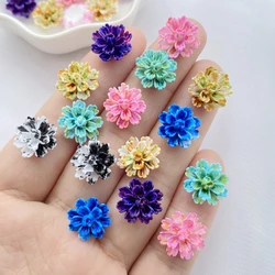 40 Stks/zak rose flower Resin Nail Rhinestones Diy Nail Charmes Voor Nail Art Decor Strass Druppels Manicure Tip zcf