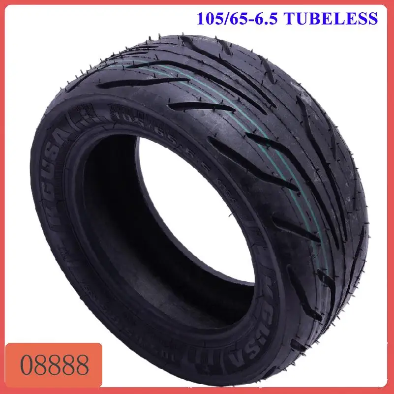 

Бескамерная шина 105/65-6.5 для электросамоката, 11-дюймовая толстая внедорожная вакуумная покрышка для запчастей и аксессуаров для самокатов