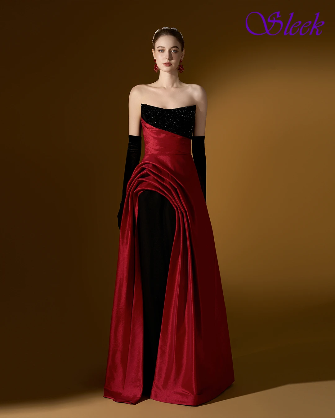 

Customized A-Line Strapless Sleeveless Elegant Formal Evening Dress Delicate Bespoke Occasion Gowns Classic Modern Party Dress