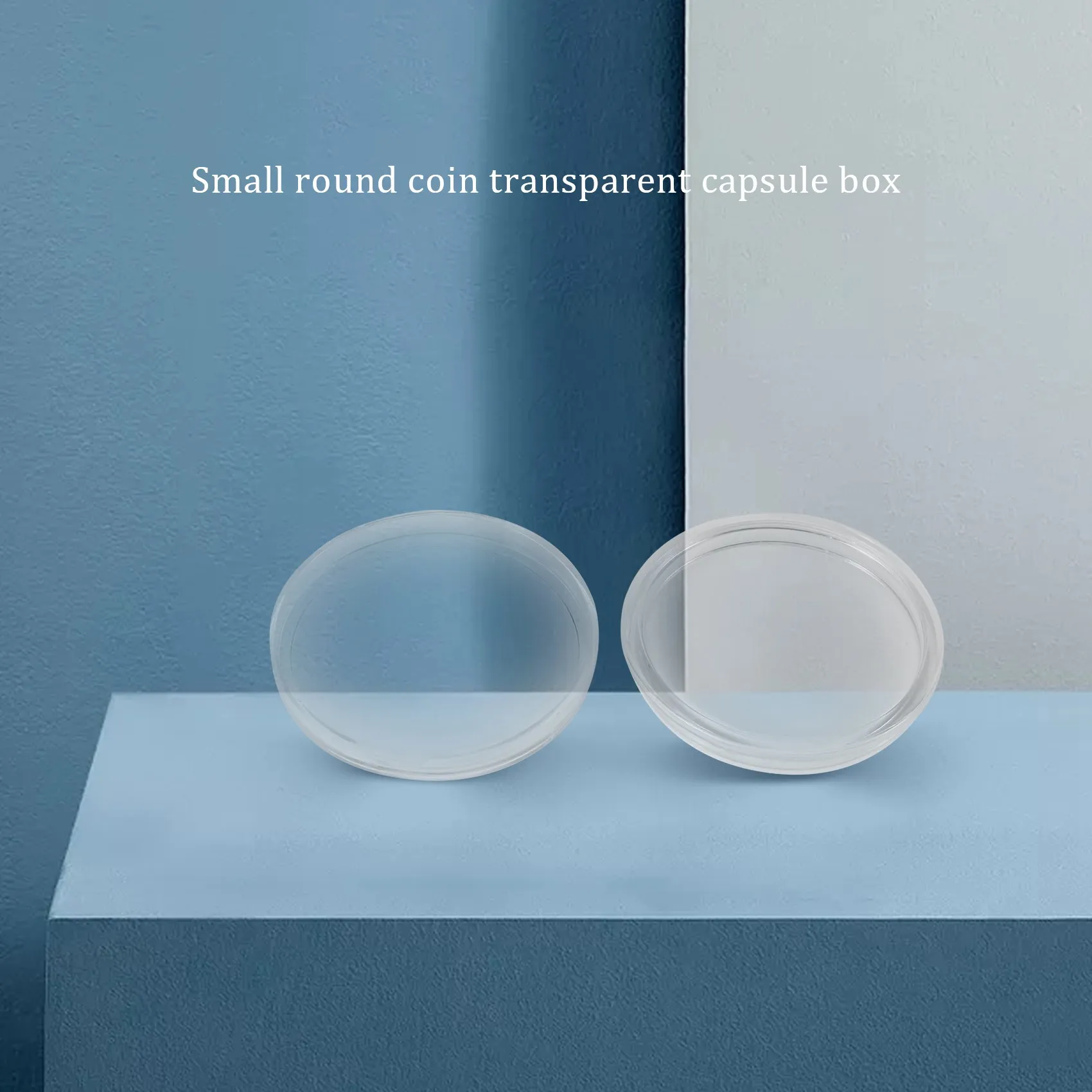 10 Stuks Kleine Ronde Transparante Plastic Muntcapsules Doos 33Mm