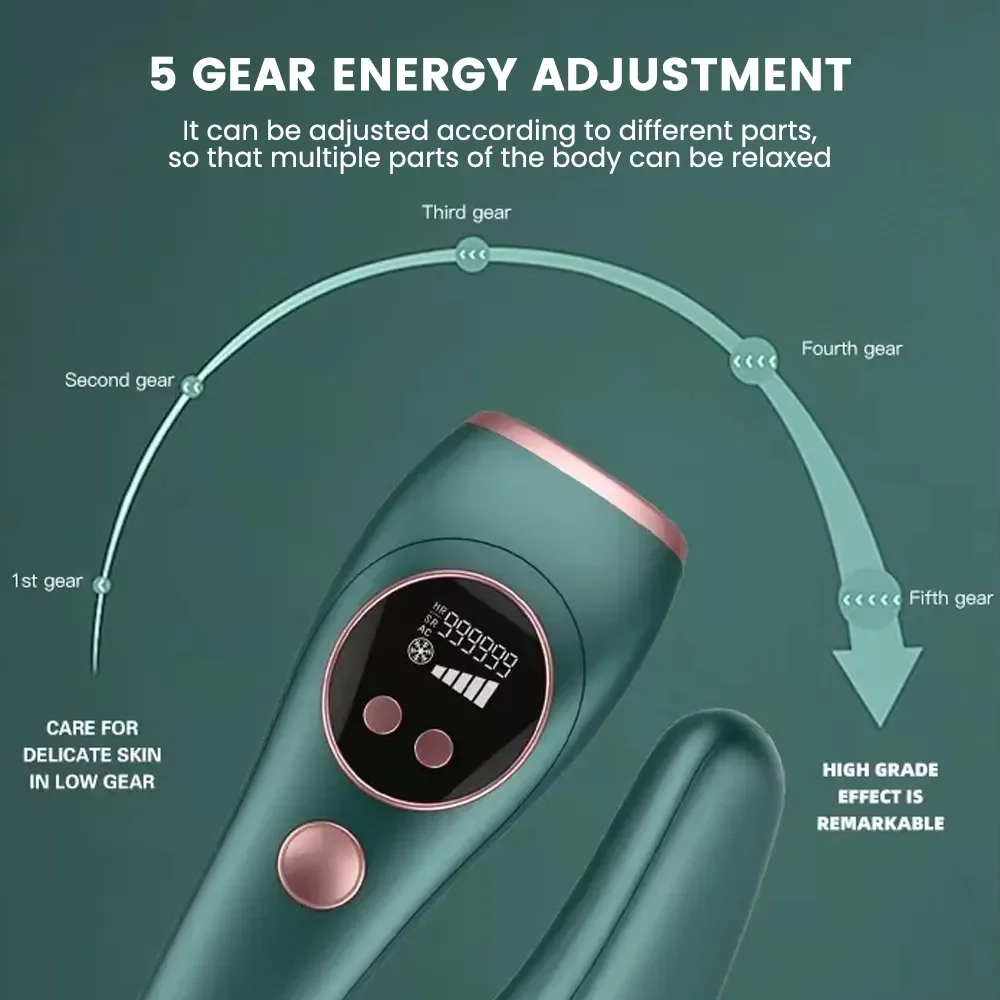 Handheld Portable Home Use Ipl Epilator Painless Permanent Hair Removal Device With Ice Cooling Laser for Face and Body