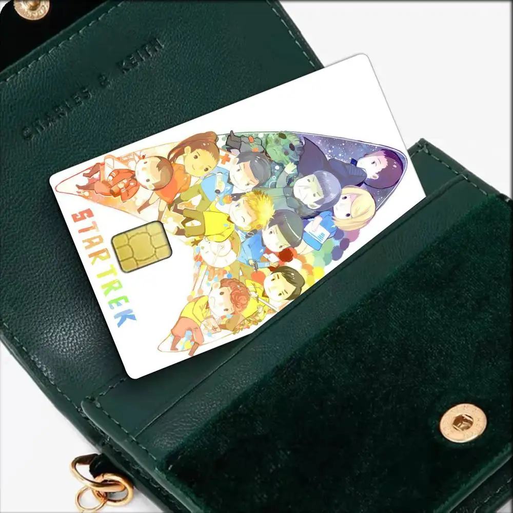 S-Star Trek   Waterproof Film Skin Cover Credit Card Stickers Debit Front Bank Bus Pass