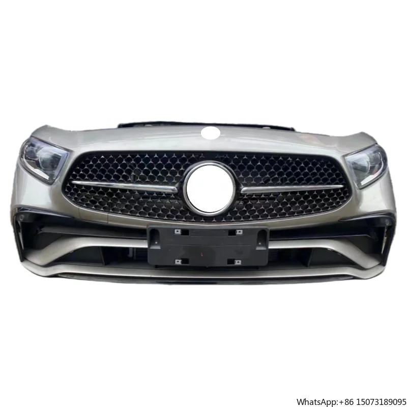 

Комплект переднего бампера с радиатором и фарами для CLS W257 2024 года, крепление на болтах, прямая установка, прочный, высокая совместимость