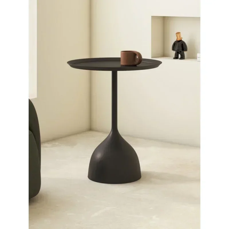 Small Coffee Table Iron Art Cream Style Solid Color Coffee Table Living Room Small Unit Bedside Good-looking Coffee End Tables