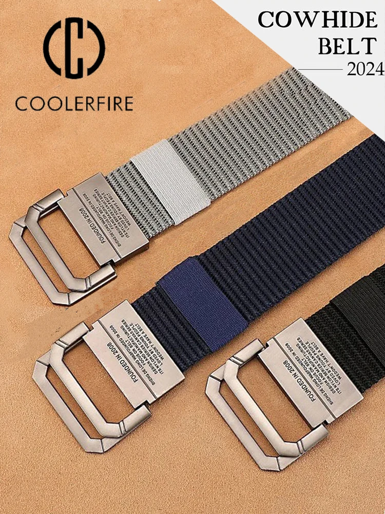 Männer Gürtel Nylon Gurtband Stoff Taktische Armee Leinwand Casual Mode Luxus Designer Jeans Gürtel für Männer Militär Sport Strap HB009 – Detail 1