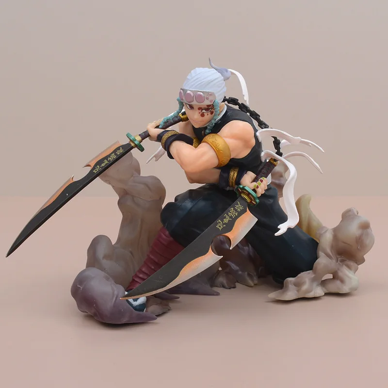 

Demon Slayer Series Double-Pole Mode Action Figure Tianyuan Yinzhu Special Effects Burst Chalcedony Collectible Hand Boxed Toy