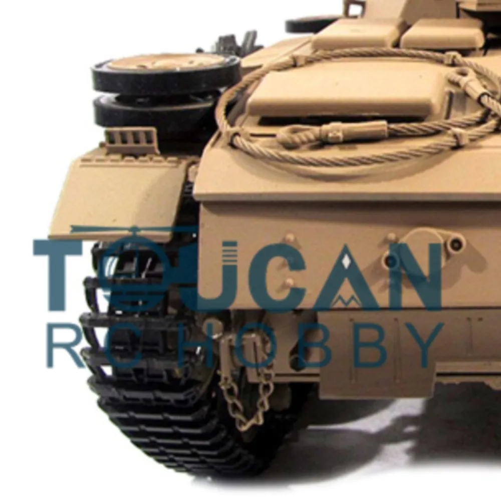 

Металлический танк Mato в масштабе 1/16, Panzer III RTR, радиоуправляемый танк, инфракрасный ствол, откат, желтый 1223 360 ° Вращающийся игрушечный автомобиль с дистанционным управлением TH00659