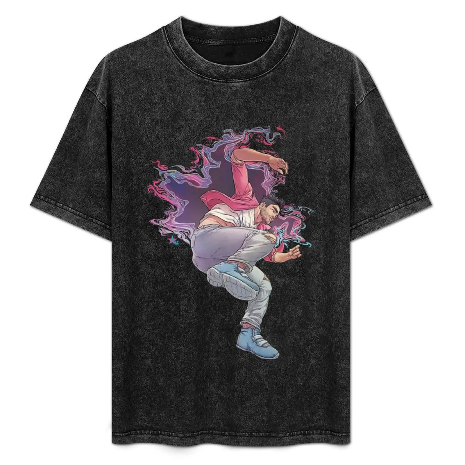 

Jump into the unknow T-Shirt cute tops essential t shirt blue archive Men's cotton t-shirt