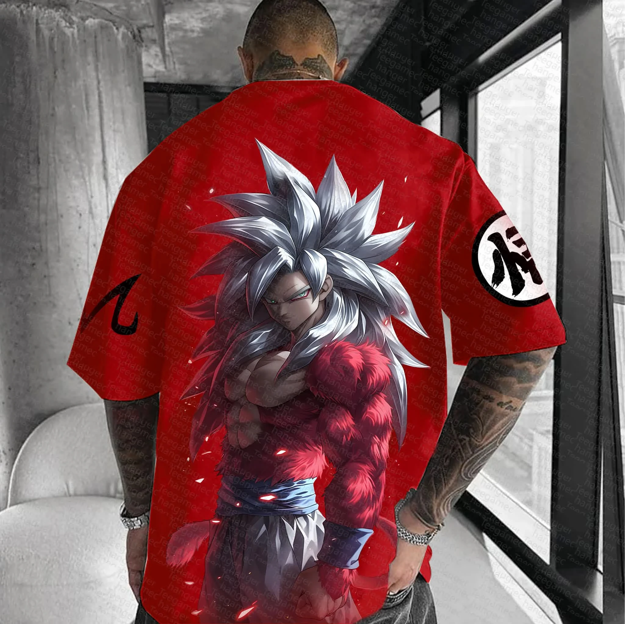 Koszulki One Piece Luffy z nadrukiem, bawełniane, z krótkim rękawem, luźny krój amerykański, męskie i damskie, letnie, oddychające, sportowe, z okrągłym dekoltem.