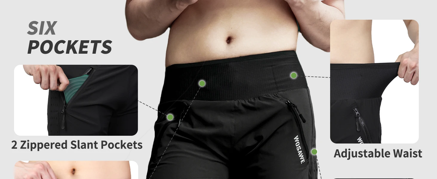 WOSAWE Fahrradshorts Frühling Sommer Motocross-Rennshorts Downhill-Mountainbike-Shorts Hosen Nicht abnehmbare Radsport-Unterwäsche – Detail 15