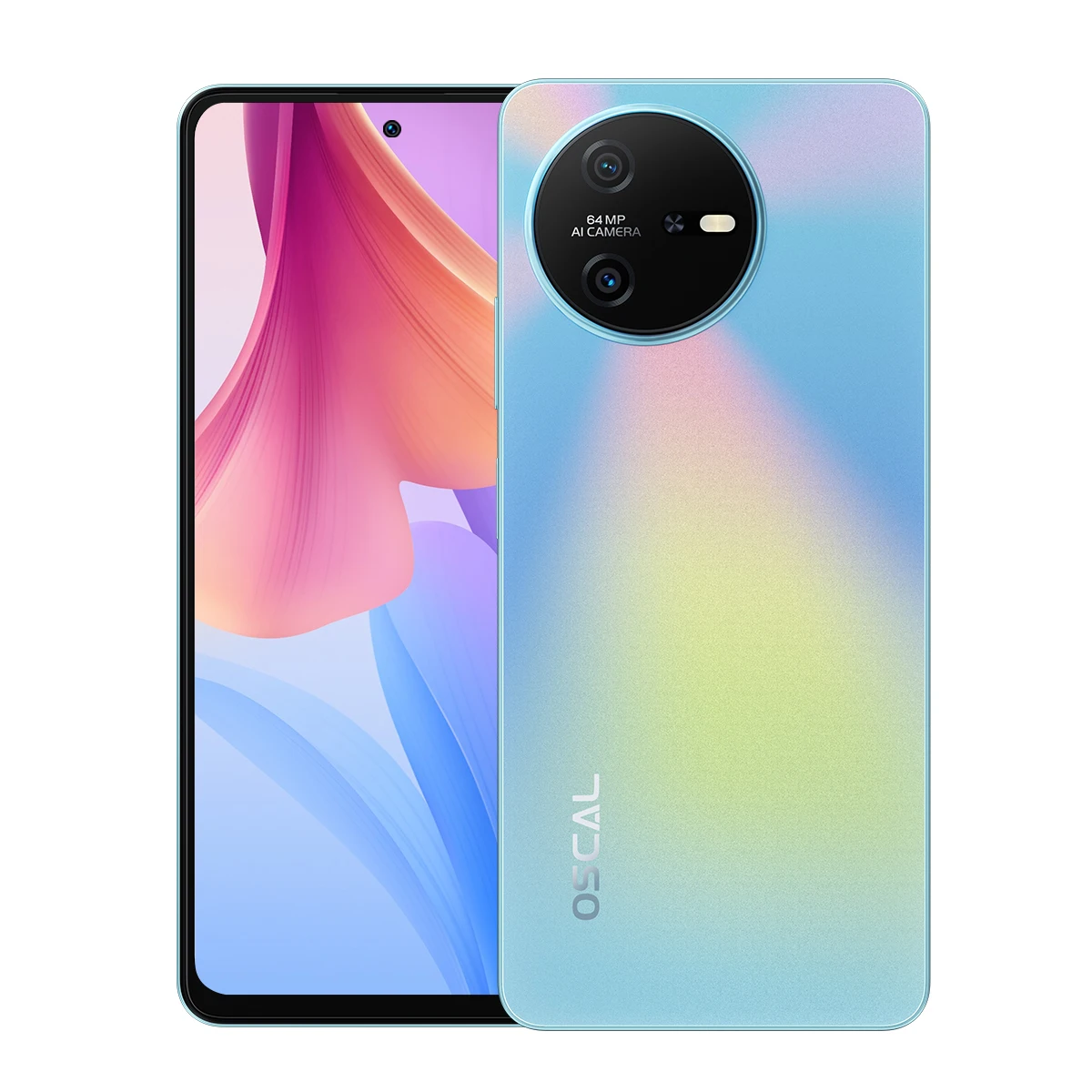 Oscal-Tiger 12 8Gb + 128Gb Geheugen 6.8 Inch Hd Scherm Android 13 Globale 5G Smartphone