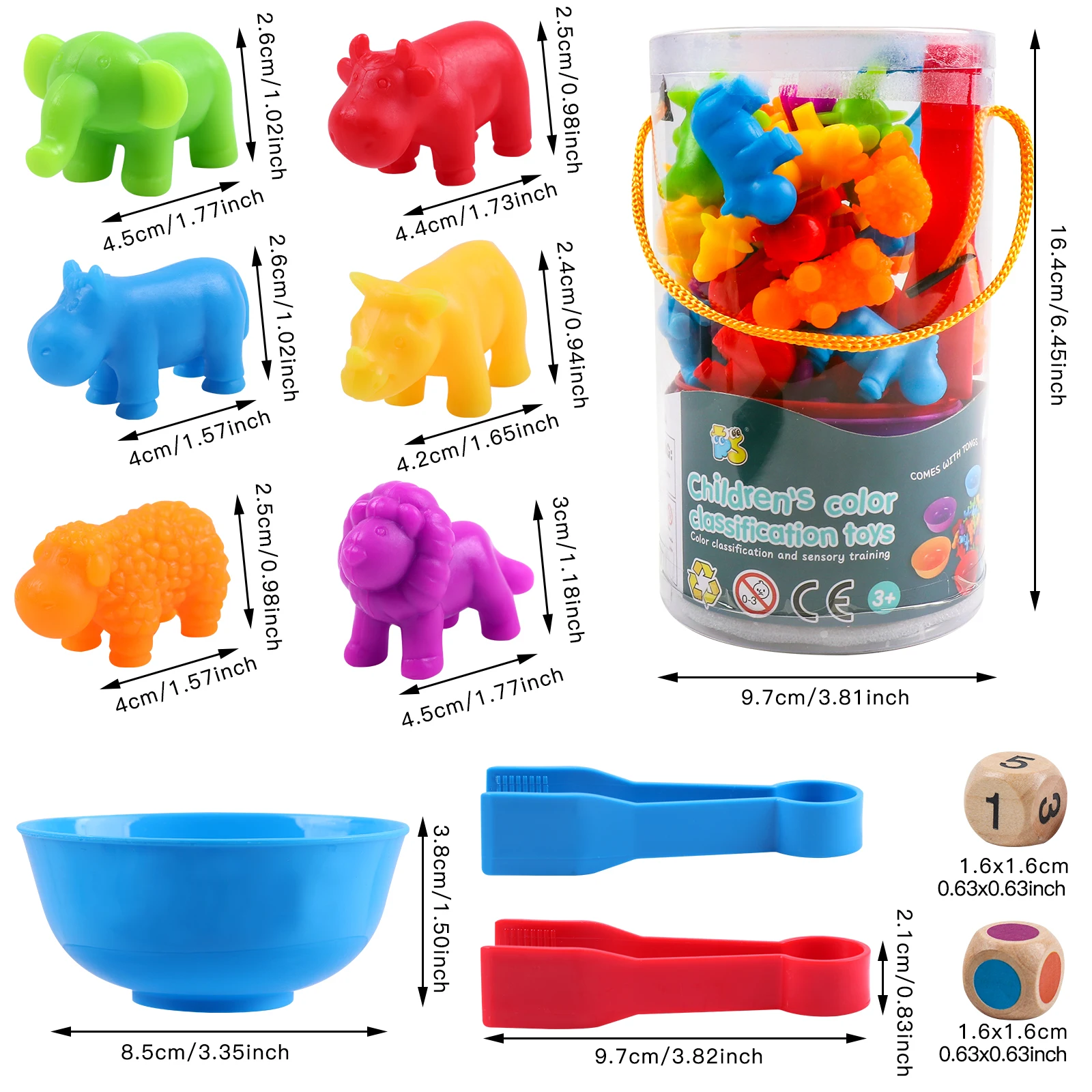 Montessori Learning and Educational Toys for Counting Colours and Classification Activity and Development Toys For 3+ Boys Girls