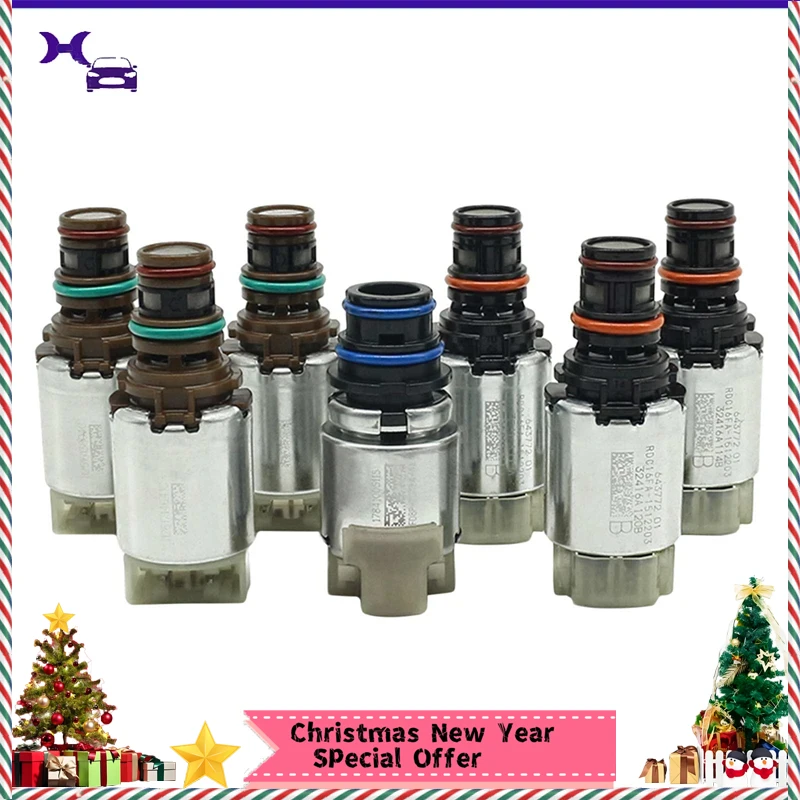 

New 6F35 6F15 7piece Solenoid Valve Kit for Ford Escape Fusion Mazda Tribute Mercury Mariner Milan transmission vulnerable parts