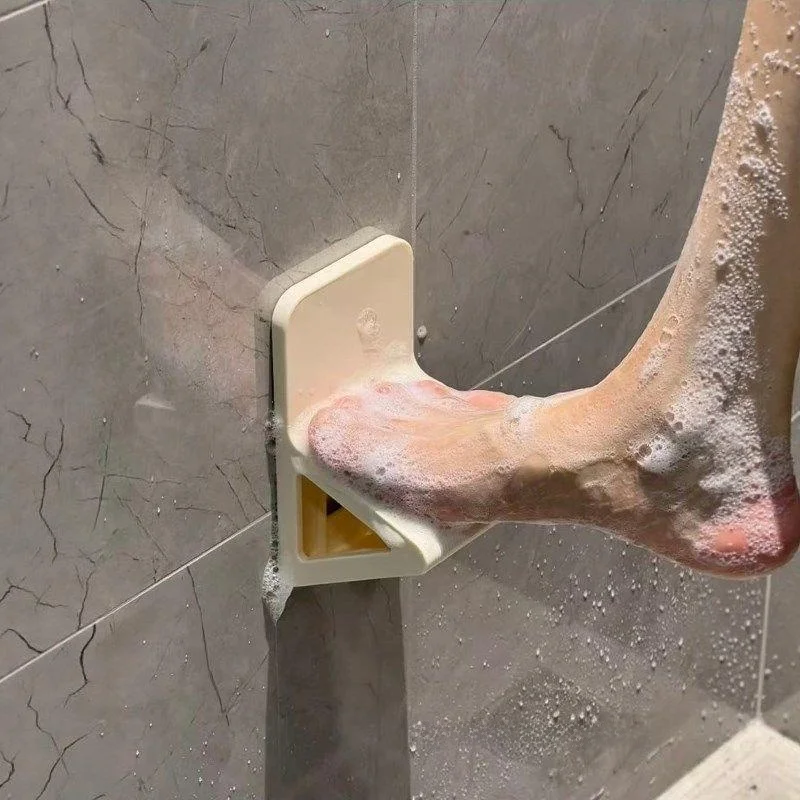 

Bathroom Bathing Footrest Home Toilet Suction Cup No Punching Foot Pedal Pregnant Women Elderly Bathing No Bending Waist Tool