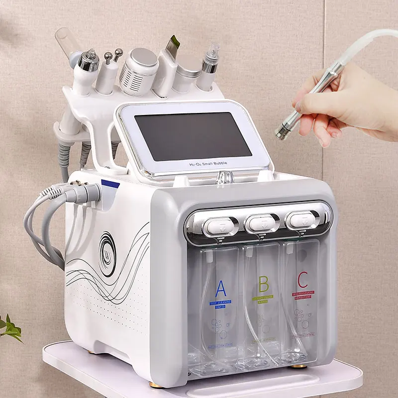 Hot selling hydro Microdermabrasion machine diamond hydra 6 in1 h202 beauty machine facial machine