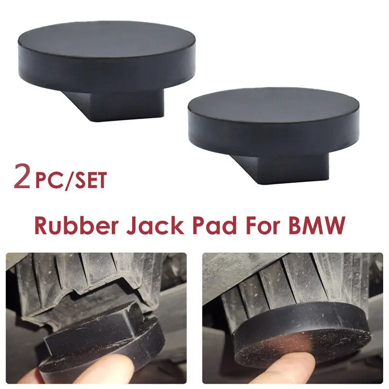 

2Pcs Rubber Jacking For BMW Rubber Jacking Jack Pad Adaptor Tool Sill Damage Protector Protect Wear Parts Car Repair Tool