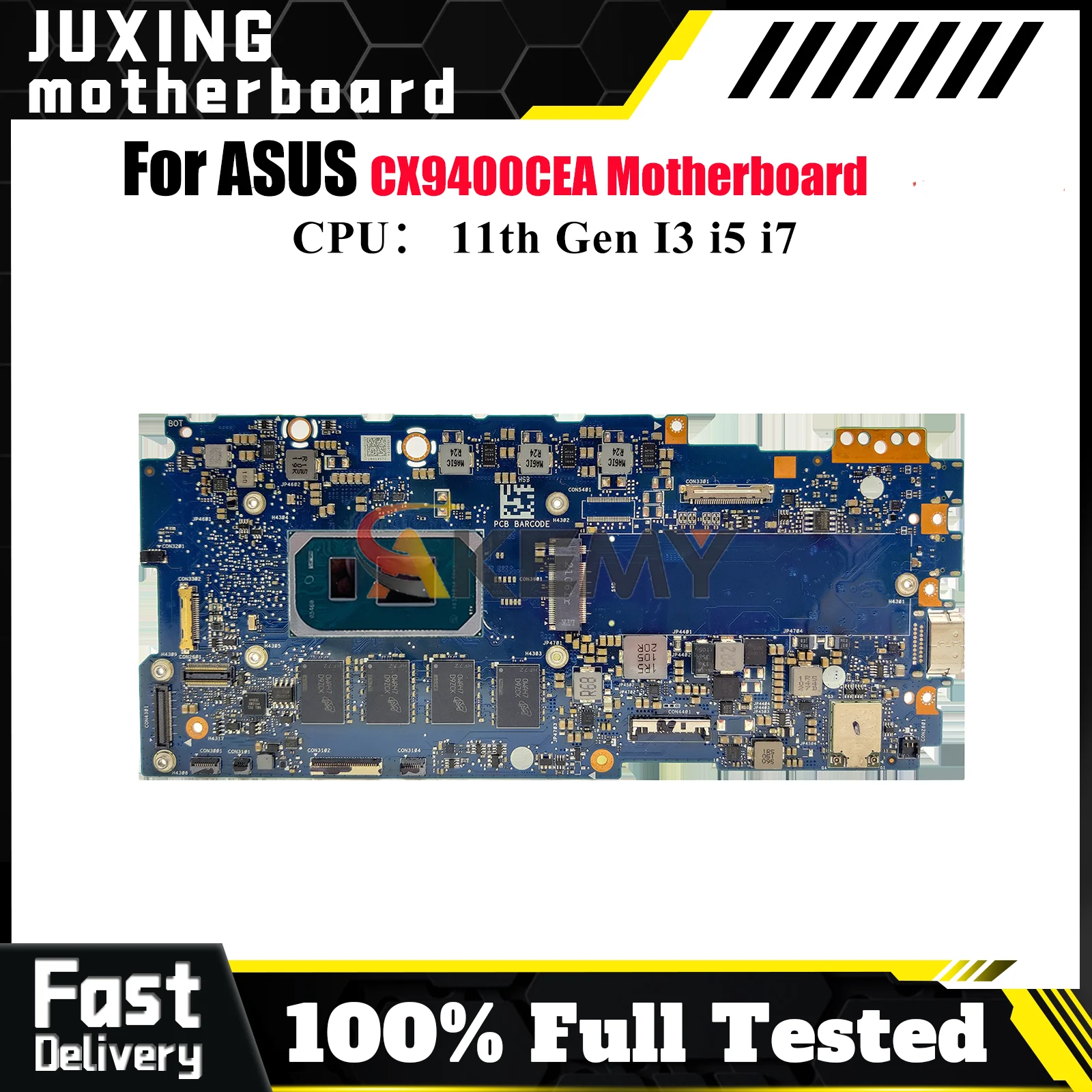 

CX9400CEA Материнская плата для ноутбука ASUS Chromebook Flip CX9 CX9400C CX9400CEA Материнская плата с 11-го поколения I3 i5 i7 100% тестирование OK stk
