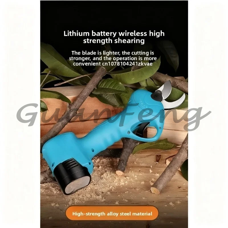 Cordless Rechargeable Electric Pruner, Garden Pruning Shears for Fruit Tree Cutting
