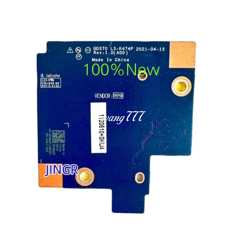 R para DELL Alienware X17 R1 teclado retroiluminado Placa de enlace adaptador LS-K474P