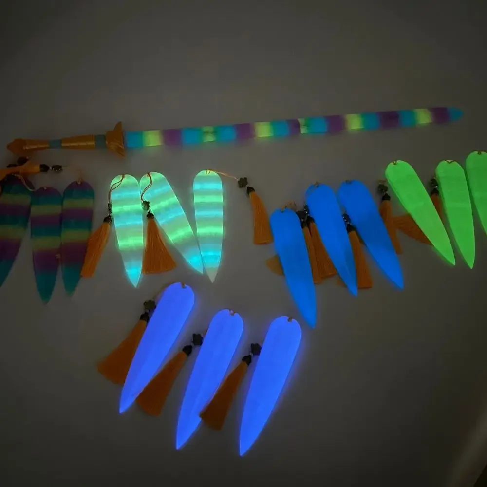 Kpop Zoey chasseurs de démons Cosplay lumières fléchettes armes accessoires de jeu de rôle pour fille groupe idole Halloween carnaval accessoires de déguisement