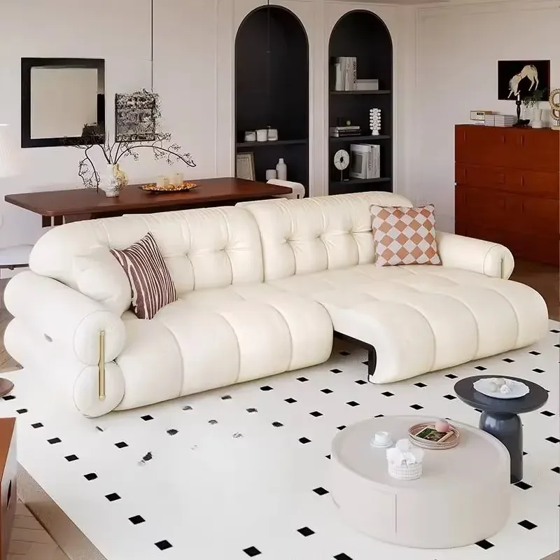 Waterproof Beige Electric Sofa 2 Seats Modern Indoor Designer Recliner Sofas Lazy Oversized Relax Divano Intelligente Furniture view 2