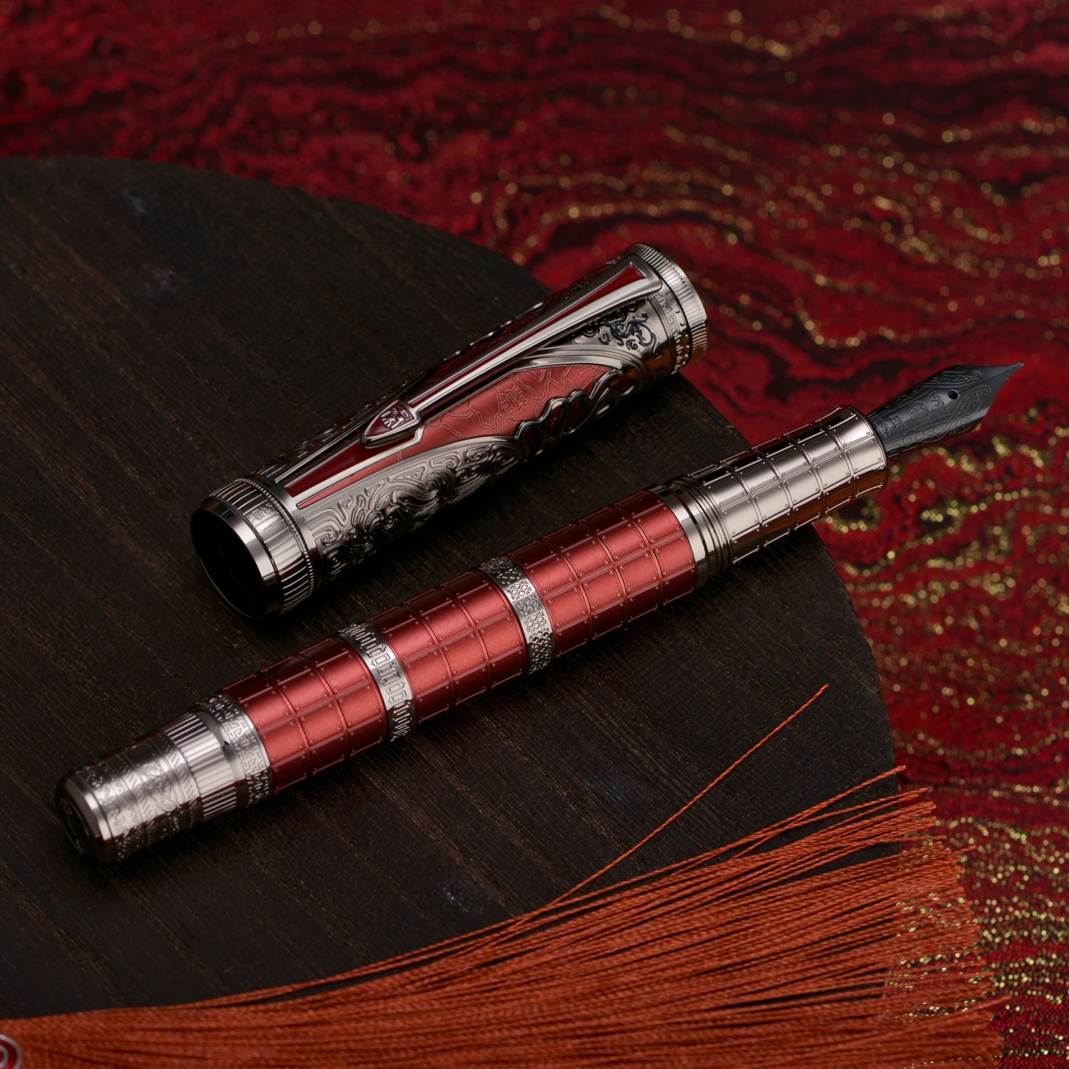 penna-stilografica-hongdian-d5x-con-pennino-ef-f-m-e-convertitore-serie-qin-dynasty-squisita-penna-da-collezione-dal-design-retro-rossa