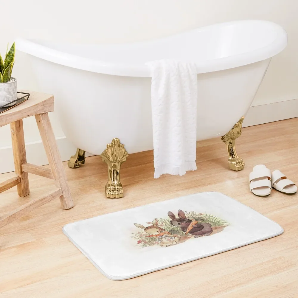 

Reylo Bunny Bath Mat Bathroom Accessories Sets Luxury Toilet Carpet Mat