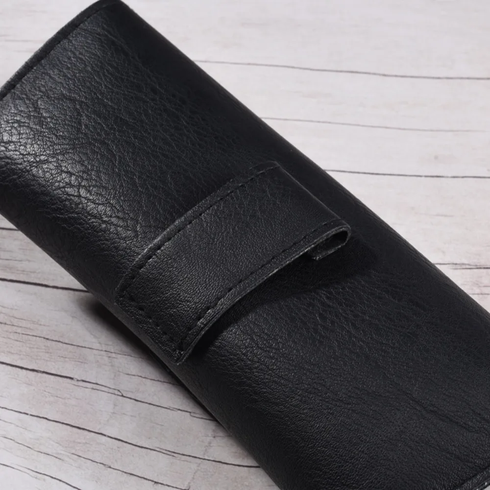 صندوق تخزين جلدي محمول لنظارات القراءة ، حالات حزام النظارات الشمسية القابلة للارتداء