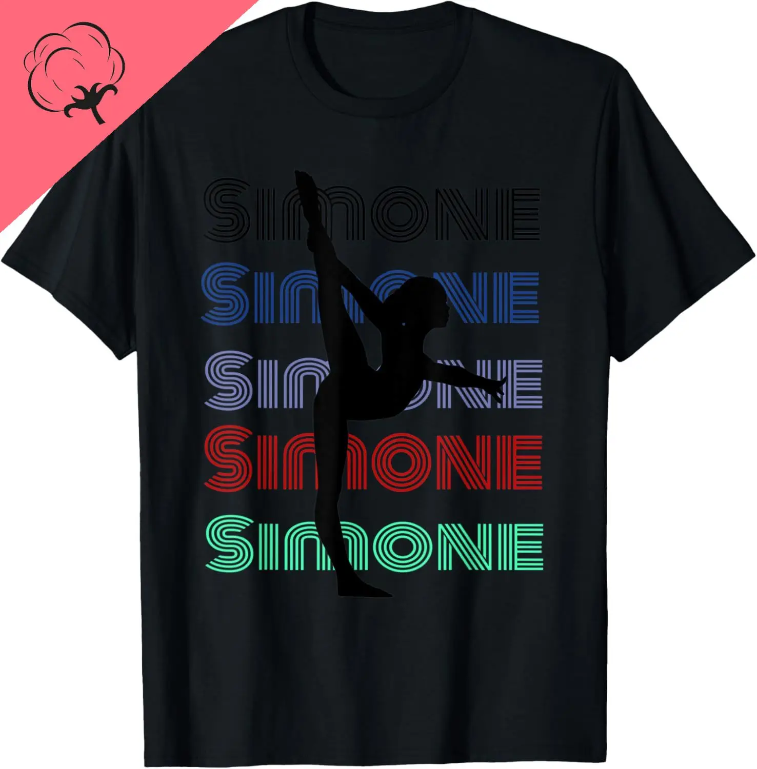 Gymnastics Simone Retro Vintage Wins Another Graphic Record T-Shirt Cotton Unisex Summer Streetwear Tops Graphic T Shirts