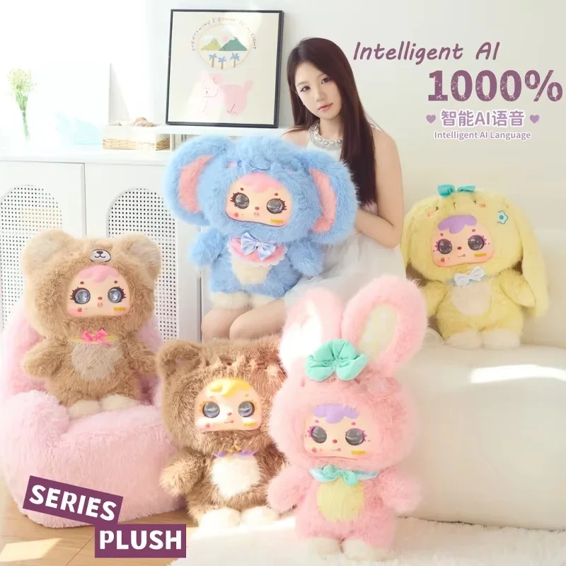 

New Genuine 1000% Samuel Intelligent AI Language Blind Box Emotional Interactive Eye Expressions 66-Language Support Toys Gifts