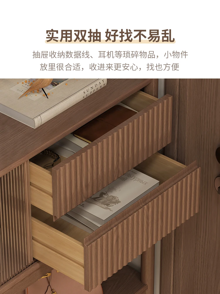 Szafka na werandę z litego drewna zimowego, szafka działowa do przedpokoju w salonie, szafka na buty z drzwiami i zintegrowaną biblioteką.