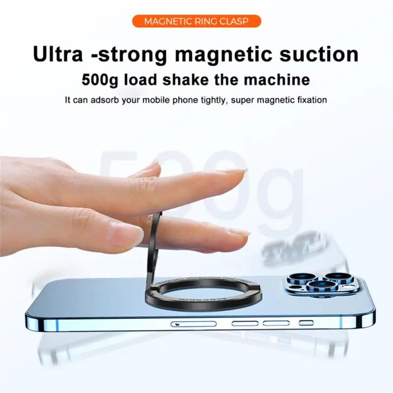 Disc magnetic ring mobile phone holder ultra-thin metal magnetic ring buckle mobile phone holder