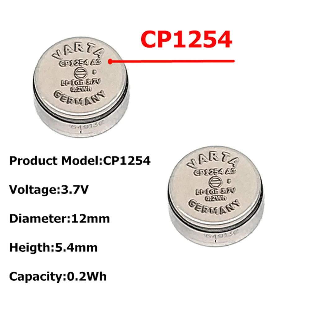 1-4PCS/Lot New 3.7V 60mAh CP1254 A3 Battery For Samsung Galaxy Buds+ Buds Plus SM-R170 SM-R175 TWS Bluetooth Headset Earphone