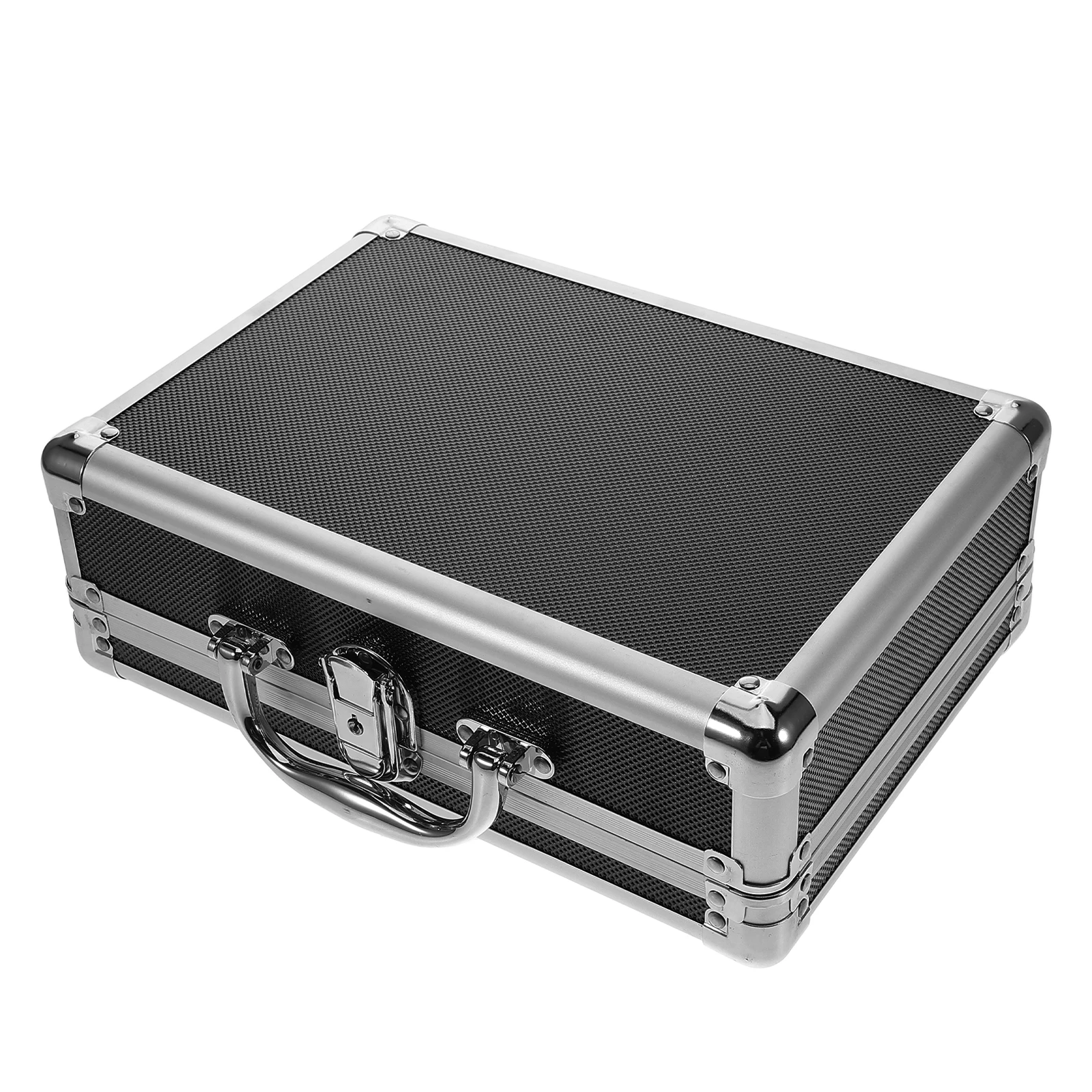 

Toolbox Aluminium Alloy Carrying Case Metal Briefcase Tools Household Handle Aluminum Multi-purposes Cases Empty