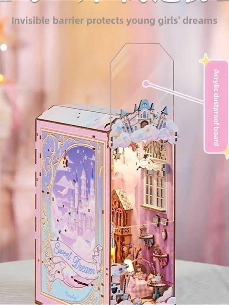 

4D-конструктор Master Assembly Booke: 3D-пазл «Домик» — развивающая игрушка, подарок на день рождения для девочек, модель для сборки своими руками