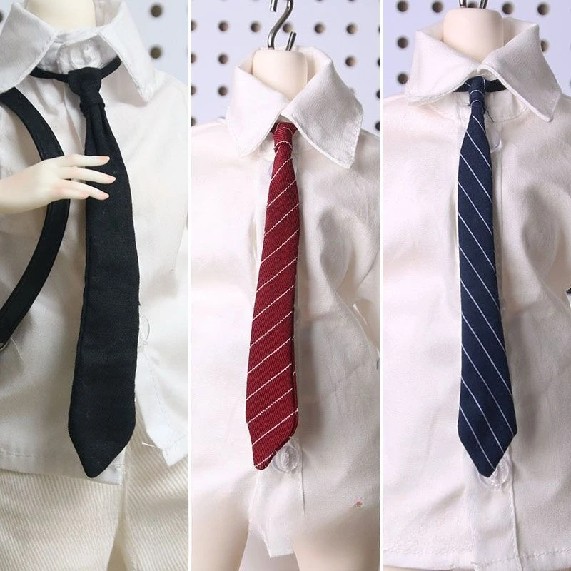 1/3 1/4 1/6 pop stropdas voor 60/45/30cm mannelijke vrouwelijke Bjd pop aankleden speelhuis meisje speelgoed pop accessoires, geen pop, geen shirt