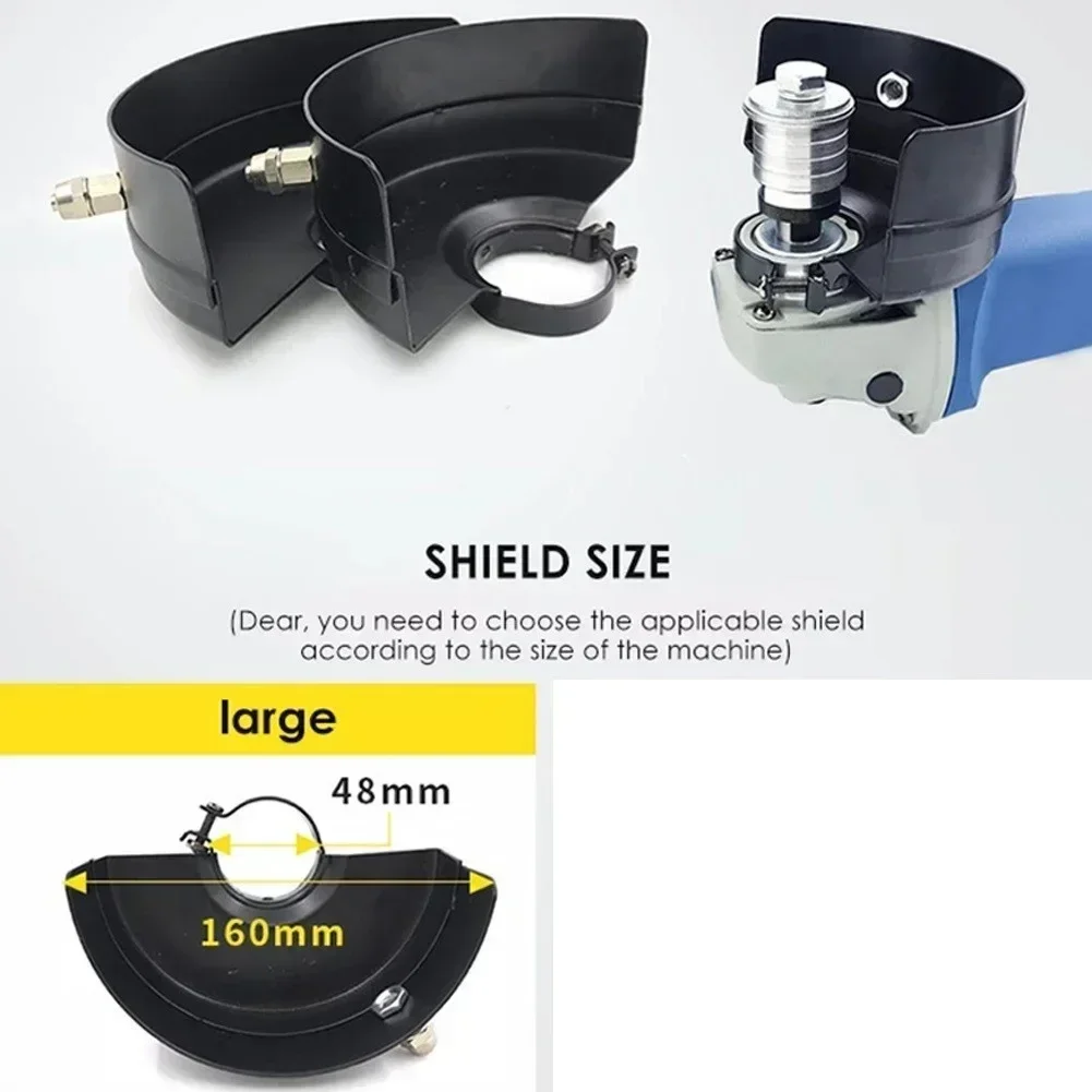 Angle Grinder Roda Protector Cover com Copper Control Valve, M14 Grinder Adaptador para Slotting variável e Grooving Machine, Polidor