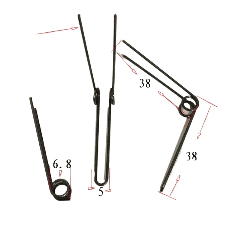 

20pcs double torsion spring Line diameter 1.0 Outside diameter 6.8 cylinder number 1 Rotary spring
