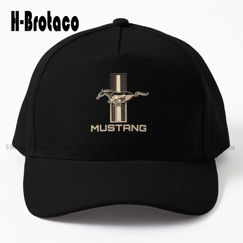 Vintage Classic For Mustang Front Grill Black And White Baseball Cap Baseball Hats  Hip Hop Trucker Hats Custom Gift Harajuku