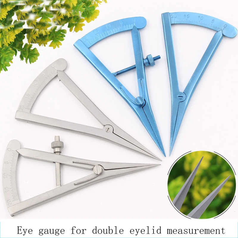 Ophthalmic plastic instruments tools eye measuring gauges